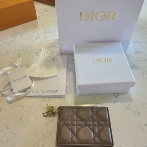 Lady Dior Flap Card Holder